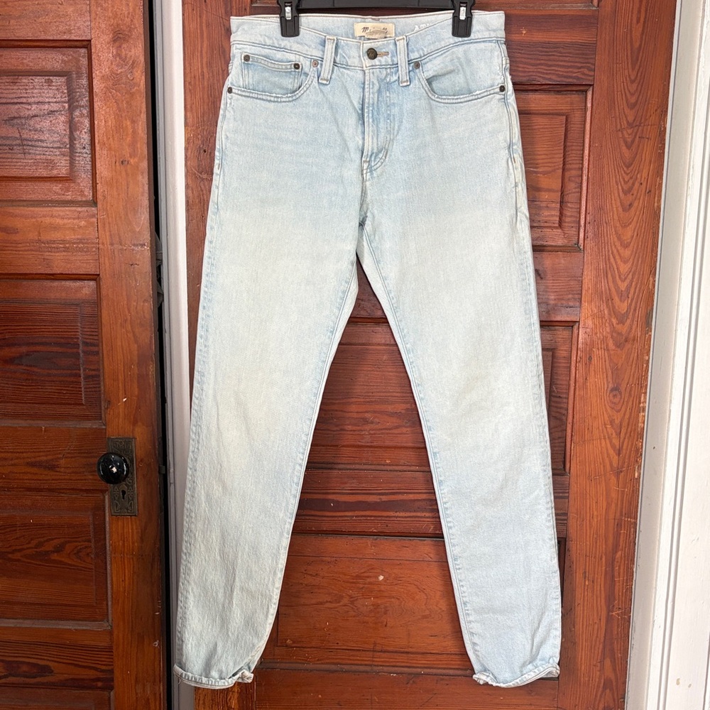 Madewell Men's Straight Jeans in Light Blue